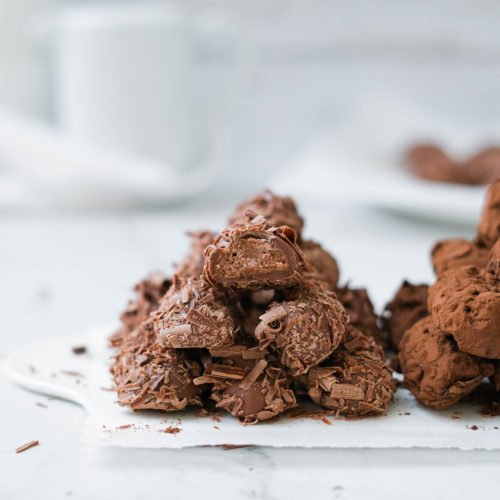 Chocolade praliné truffels